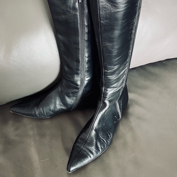 Kenneth Cole over-the-knee black kid boots (22.5” tall) - Picture 9 of 10